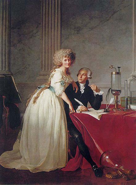 Jacques-Louis David Portrait of Antoine Laurent Lavoisier and his wife ( China oil painting art